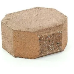 Muurikivi Rudus Aitakivi kansipääty, 200x200x100mm, sileä, hiekanruskea