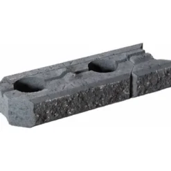 Muurikivi Rudus Aitakivi peruspari, 560x200x100mm, sileä, musta