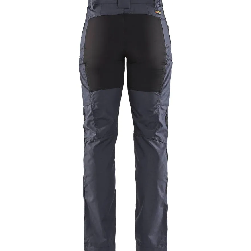 Naisten housut Blåkläder 7159 Stretch, harmaa/musta