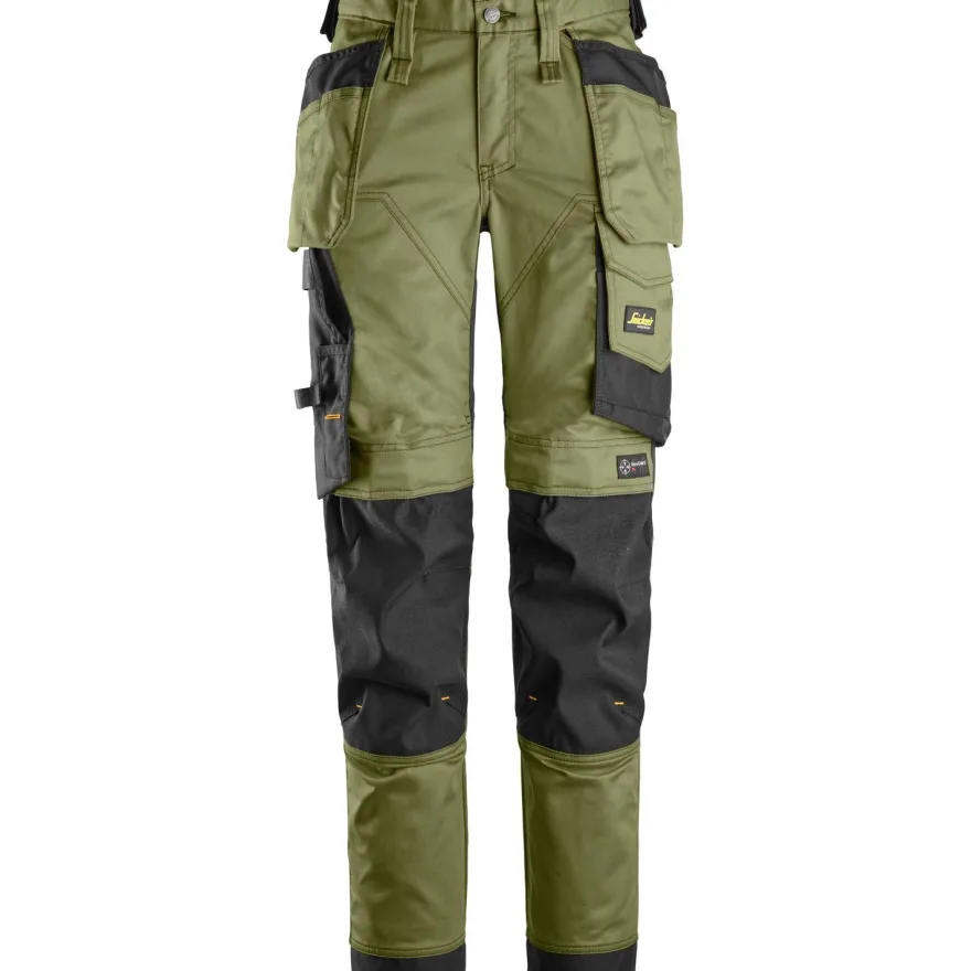 Naisten riipputaskuhousut Snickers Workwear 6247 AllroundWork