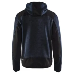 Neulottu softshell-takki Blåkläder 4930, tummansininen/keltainen