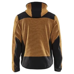 Neulottu softshell-takki Blåkläder 5940, sinapinkeltainen/musta