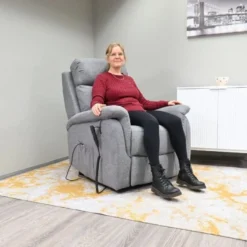 Nosto-avusteinen recliner-tuoli Tenstar Rubin, harmaa
