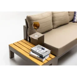 Oleskeluryhmä Linento Garden Daisy, 8-istuttava, beige