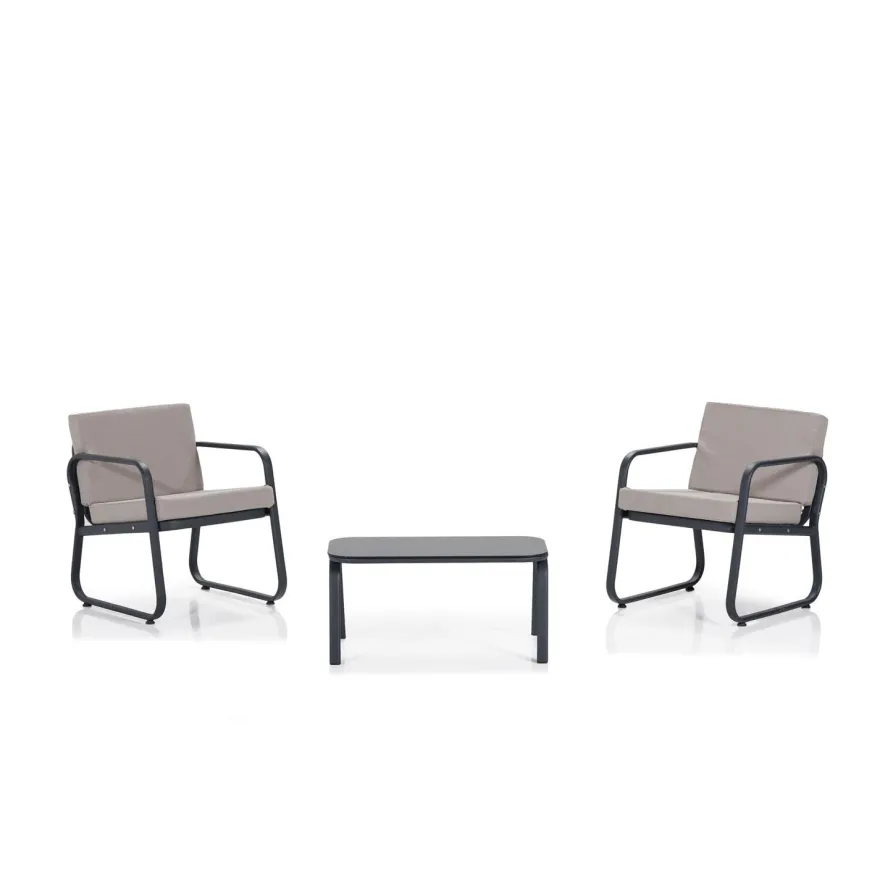 Oleskeluryhmä Linento Garden Ferni, 4-istuttava, beige