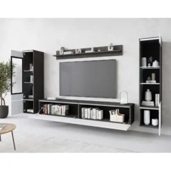 Olohuoneen seinäyksikkö VERA II, beige (3748), Verkkokaupan poistotuote