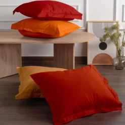 Oxford-tyynyliina Linento Tonne Orage, 50x80cm, 2kpl, oranssi