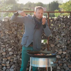 Paellasetti GrillSymbol PRO-580 Ø58 cm D-400 kaasupoltin säädinletkusetti