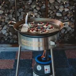 Paellasetti GrillSymbol PRO-580 Ø58 cm D-400 kaasupoltin säädinletkusetti