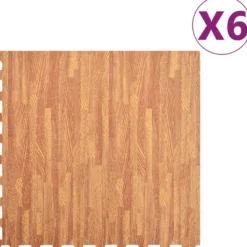 Palamatot 6kpl, 2.16 m², EVA-vaahto, puukuviot
