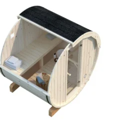 Palmako Anita -tynnyrisauna 0,9 m² + kiuas ja kiuaskivet