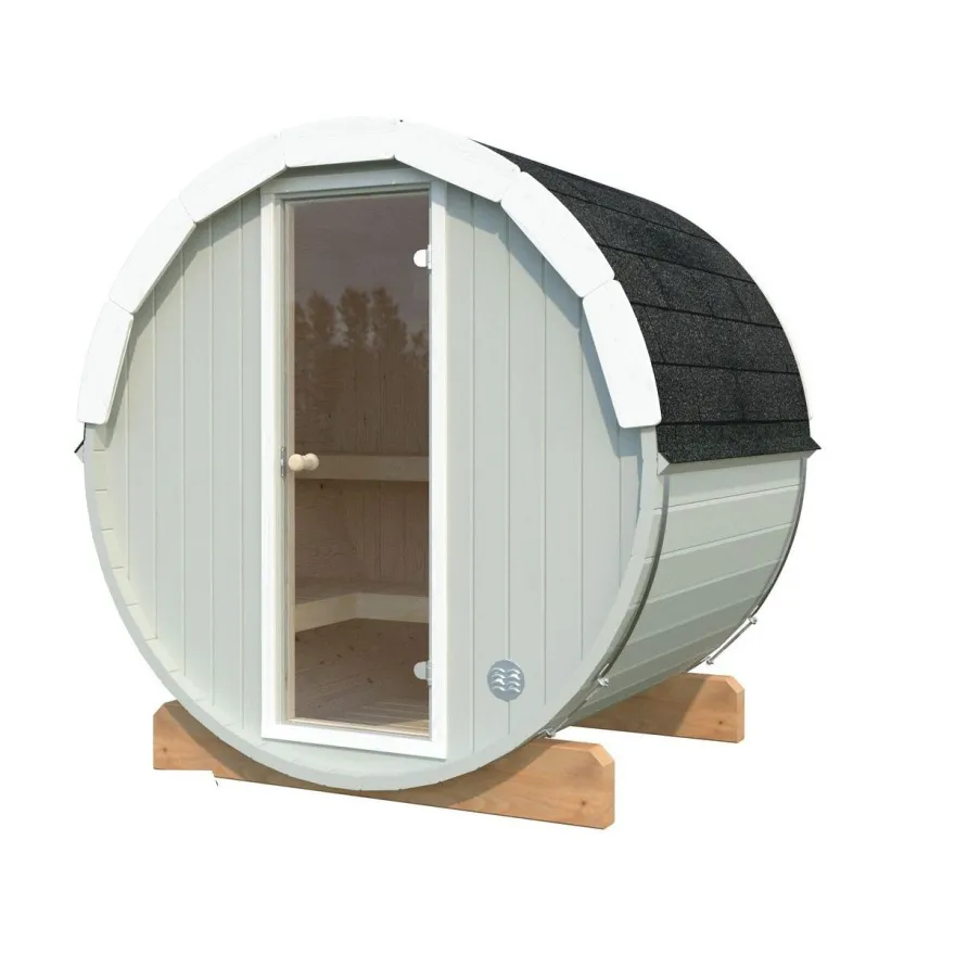 Palmako Anita -tynnyrisauna 0,9 m² + kiuas ja kiuaskivet