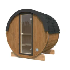 Palmako Anita -tynnyrisauna 0,9 m² + kiuas ja kiuaskivet