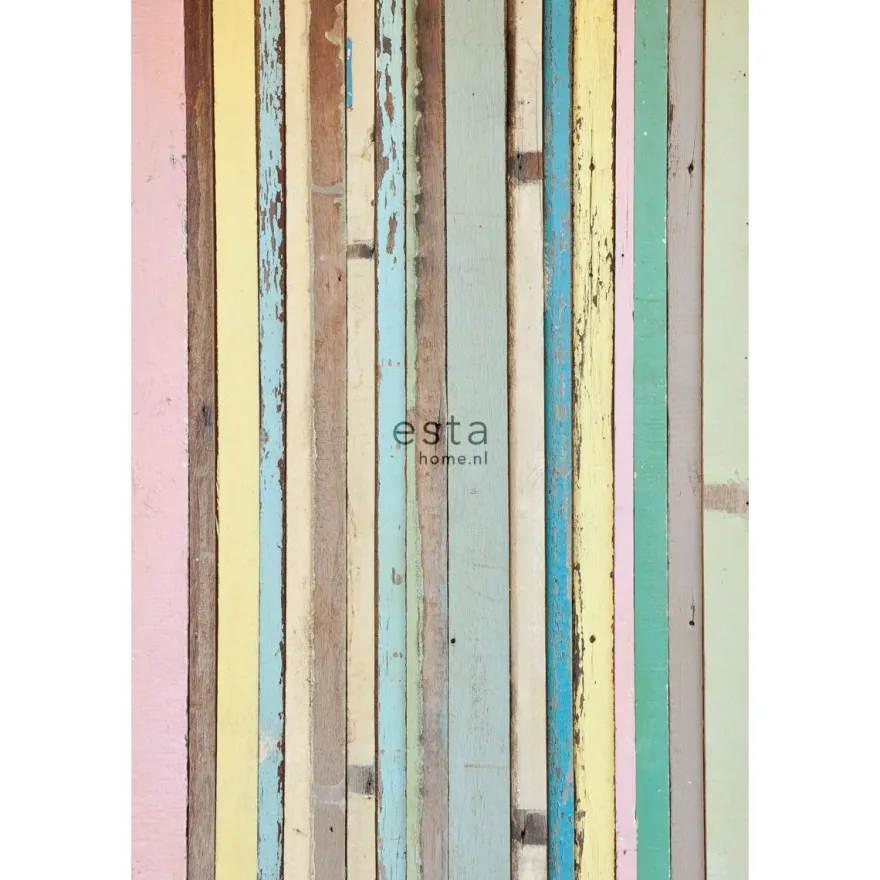 Paneelitapetti PhotowallXL Painted Wood 157703 1860x2790 mm