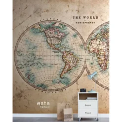 Paneelitapetti PhotowallXL Two Hemispheres 158211, 3720x2790mm