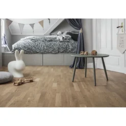 Parketti Tarkett Shade Tammi Almond 3S, ruskea, harjattu, mattalakattu