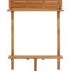 Parvekkeen baaripöytä 90x37x122,5 cm täysi akaasiapuu