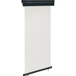 Parvekkeen sivumarkiisi, 85x250 cm, kerma