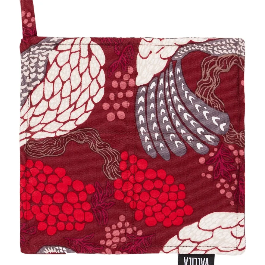 Patalappu Vallila Viserrys, 2 kpl, punainen, 20x20 cm