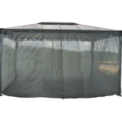 Paviljongin hyttysverhosetti Palram-Canopia Martinique 4300, harmaa
