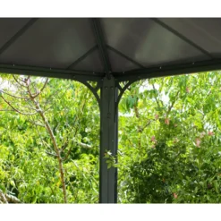 Paviljonki Palram-Canopia Palermo 3600, 3.6x3.6m, 13m², harmaa