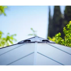 Paviljonki Palram-Canopia Palermo 3600, 3.6x3.6m, 13m², harmaa