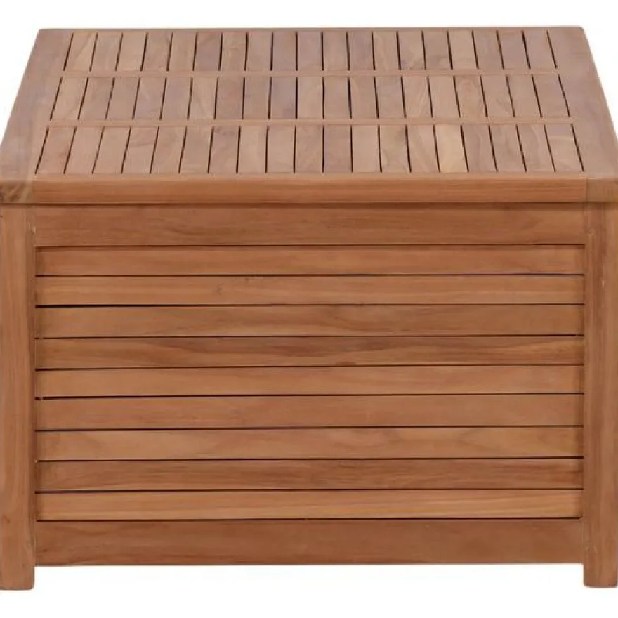 Pehmustelaatikko Venture Home Trento, 70x130x46cm, luonnollinen tiikki