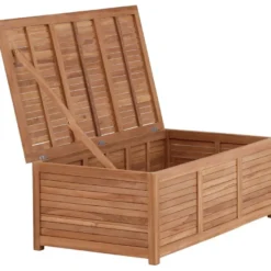 Pehmustelaatikko Venture Home Trento, 70x130x46cm, luonnollinen tiikki