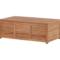 Pehmustelaatikko Venture Home Trento, 70x130x46cm, luonnollinen tiikki