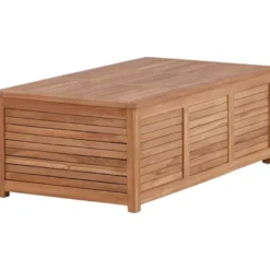 Pehmustelaatikko Venture Home Trento, 70x130x46cm, luonnollinen tiikki