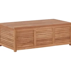 Pehmustelaatikko Venture Home Trento, 70x130x46cm, luonnollinen tiikki