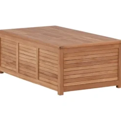 Pehmustelaatikko Venture Home Trento, 70x130x46cm, luonnollinen tiikki
