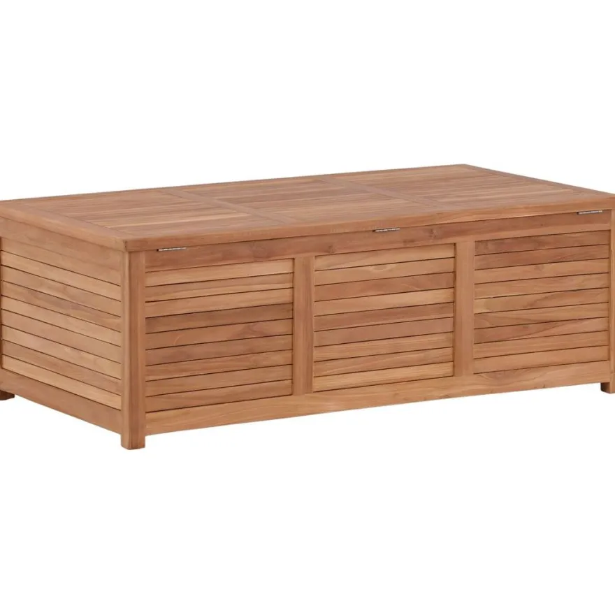 Pehmustelaatikko Venture Home Trento, 70x130x46cm, luonnollinen tiikki