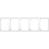 Peitelevy Abb Saga, 5-osainen, IP21, 100mm, valkoinen