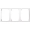 Peitelevy Abb Saga, 3-osainen, IP21, 100mm, valkoinen
