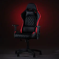 Pelituoli Kuura Gaming RGB, musta