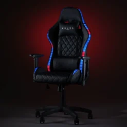 Pelituoli Kuura Gaming RGB, musta