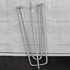 Pellavamaiset pimennysverhot koukuilla 2 kpl 140x175cm