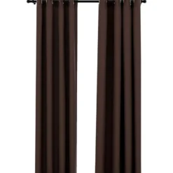 Pellavamaiset pimennysverhot renkailla 2kpl 140x225cm
