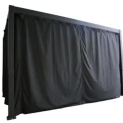 Pergola Home4You Mirador-111, 300x400cm, verhoilla, tummanharmaa
