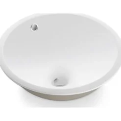 Pesuallas Bathco Cerdena B, Ø420mm, valkoinen