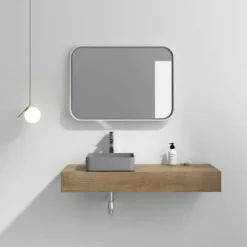 Pesuallas Bathlife Stark, 380x380mm, mattaharmaa