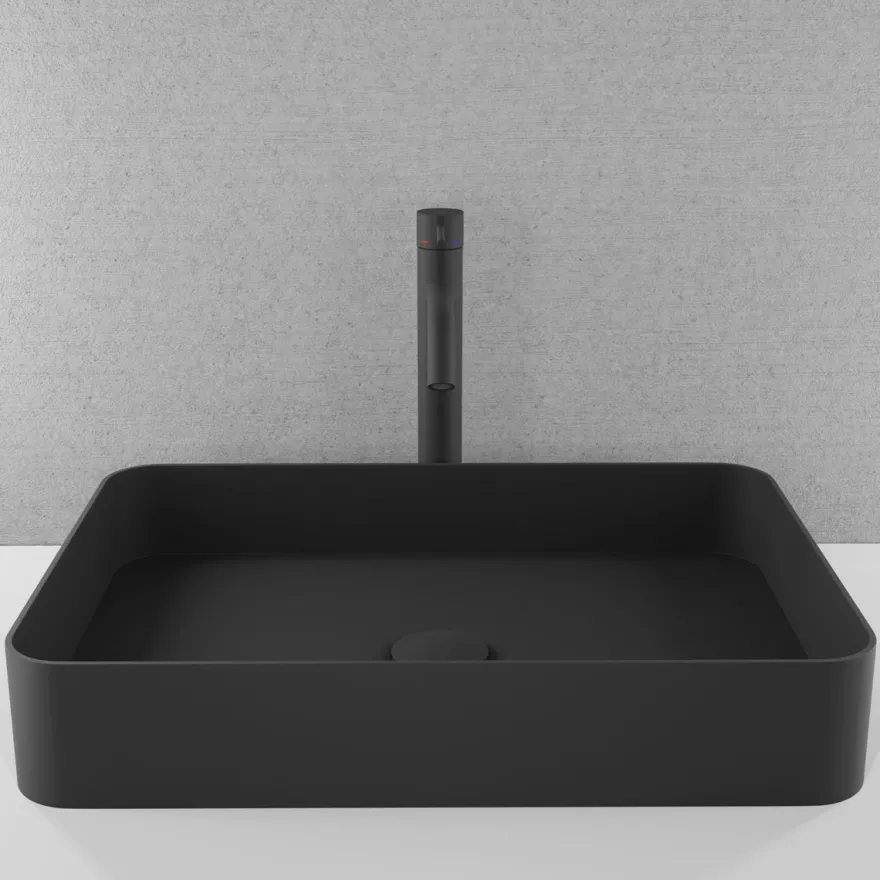 Pesuallas by Scandtap Rare S Coal, 500x350x90mm