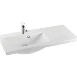 Pesuallas Clever, 902x390x40mm, vasen, valumarmoriallas