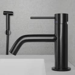 Pesuallashana Scandtap Steel Voyage B Shadow, bideesuihkulla, musta