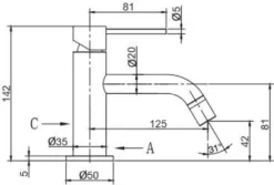 Pesuallashana Scandtap Steel Voyage Shadow