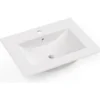 Pesuallas Polaria Noval 500, 51x46cm, valkoinen