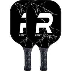 Pickleballsetti React, sis. 2 pickleballmailaa ja pallot, lasikuitu