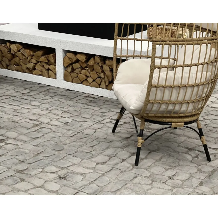 Pihakivi Rudus Louhikivi, 400x200x80mm, profiloitu, harmaa