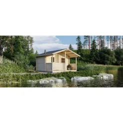 Pihasauna Luoman Lillevilla 17S Uivelo, 10.1 + 6.6m²